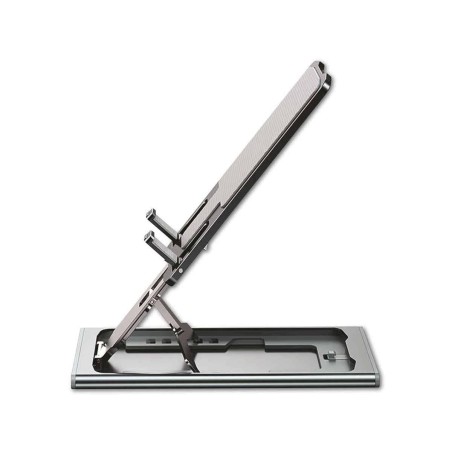 Inter-Tech MTS-105 Adjustable Stand Silver - Premium Build Quality & Elegant Design for Your Setup!